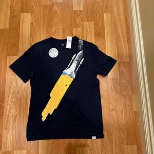 GAP Kids Flip Shirt Navy Blue T-Shirt